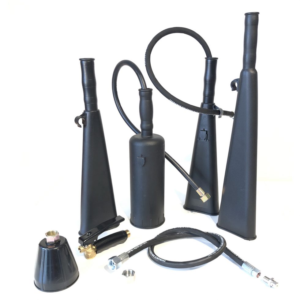 Lot De 5 Tuyaux De Buse Pour Extincteur 4 Kg | Flexible De Remplacement | Installation Facile | Noir | Sécurité Maison Voiture